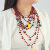 Necklace Artificial Crystal Fruit Geometric Handmade