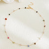 Necklace Artificial Crystal Geometric Electroplating