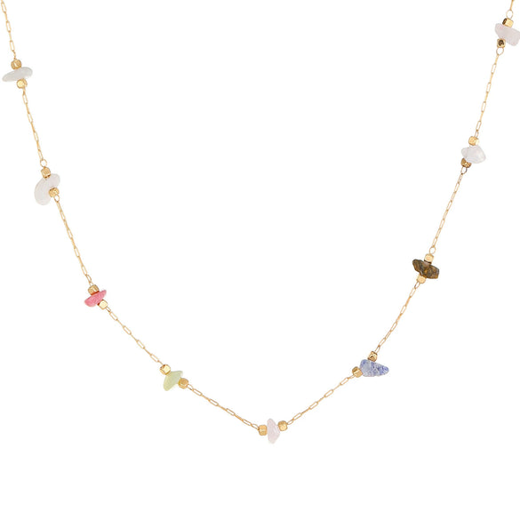 Necklace Artificial Crystal Geometric Electroplating