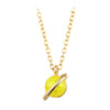 Necklace Artificial Crystal Geometric Style Electroplating Women's