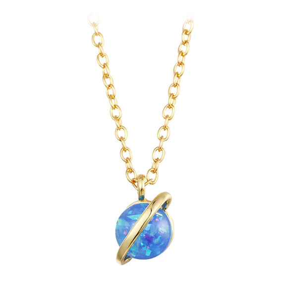 Necklace Artificial Crystal Geometric Style Electroplating Women's