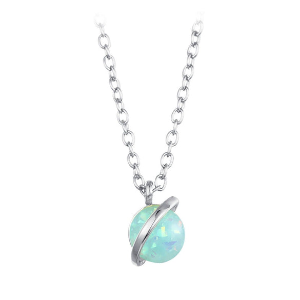 Necklace Artificial Crystal Geometric Style Electroplating Women's