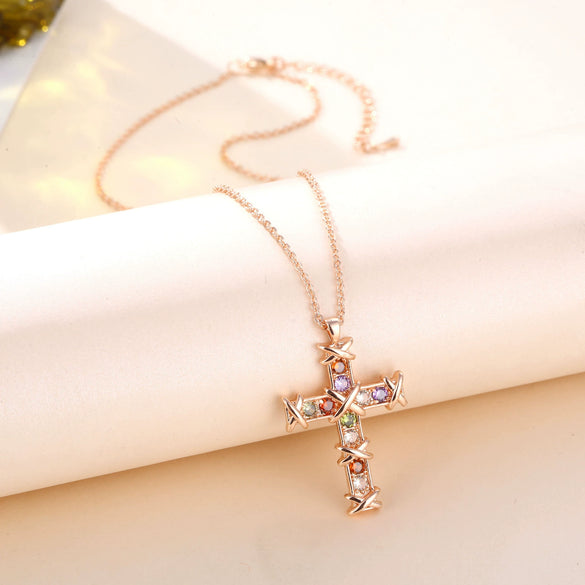 Necklace Artificial Zircon Crystal Geometric Light Luxury Electroplating Hiphop