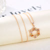 Necklace Artificial Zircon Geometric Inlaid Jewelry For Women