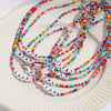 Necklace Beaded Artificial Crystal Ball Chain Electroplated With Flowers Bow Insects Geometric Animals Zodiac Letters Numbers Text