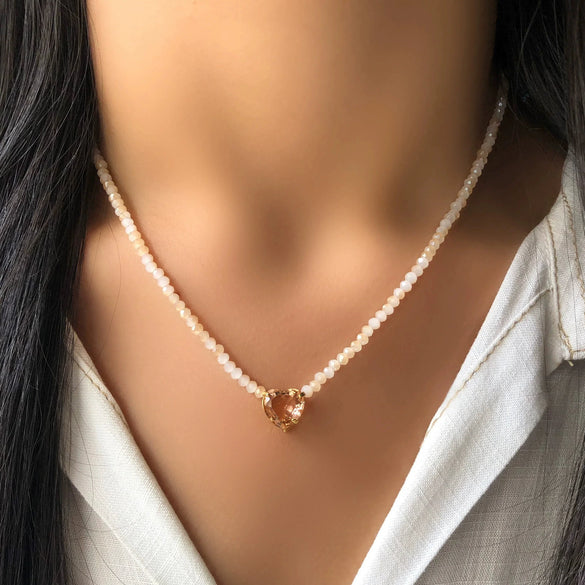 Necklace Beads Copper Geometric Ball Chain Electroplating Women's