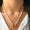 Necklace Beads Copper Geometric Ball Chain Electroplating Women's