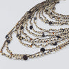 Necklace Beads Mixed Gemstone Setting Geometric Handmade Women's Fashion