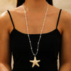 Necklace Beads Plastic Animal Zodiac Starfish Electroplating Vacation Style Dopamine Colorful Stackable Clavicle Chain