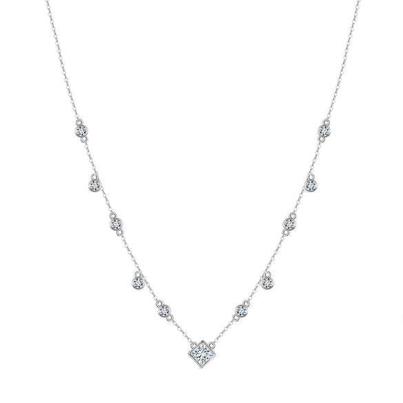 Necklace Bohemian Tassel Style Turquoise Natural Freshwater Pearl Silver 225 Silver Geometric Electroplating