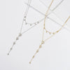 Necklace Bohemian Tassel Style Turquoise Natural Freshwater Pearl Silver 225 Silver Geometric Electroplating