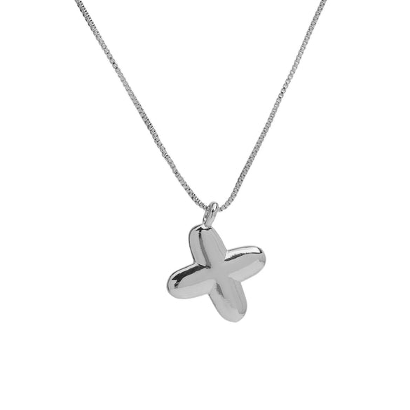 Necklace Brass Copper English Letter Electroplating Balloon Bubble Style For Women