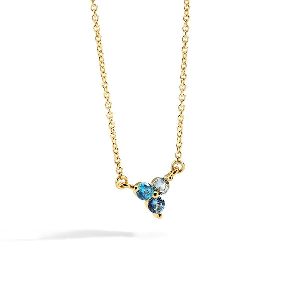 Necklace Brass Copper Plated With 14K Gold Geometric Flowers Electroplating Style Accessories