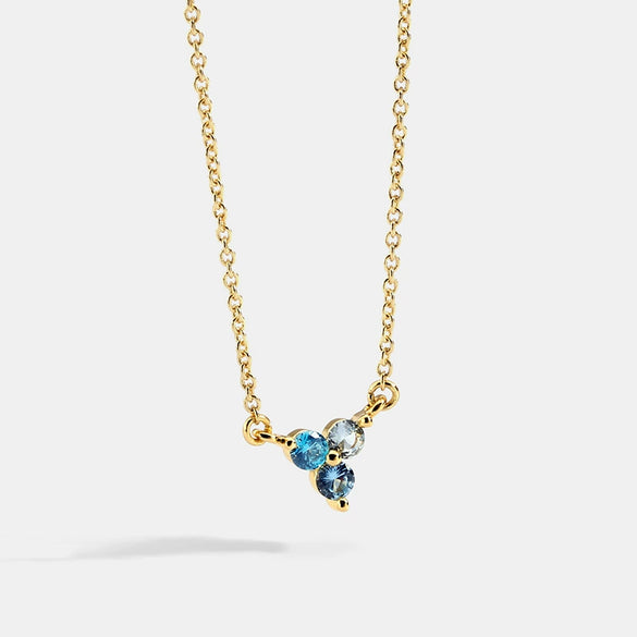 Necklace Brass Copper Plated With 14K Gold Geometric Flowers Electroplating Style Accessories
