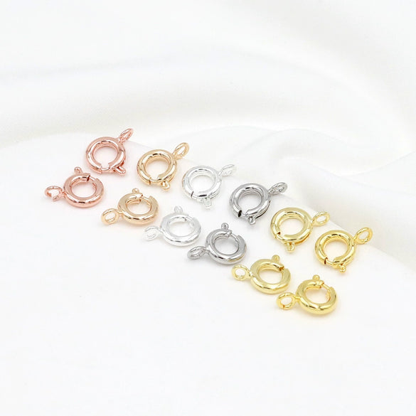 Necklace Buckle Metal Plated Electroplating Oshaped Versatile Natural Diy Accessories