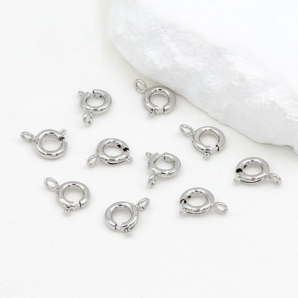 Necklace Buckle Metal Plated Electroplating Oshaped Versatile Natural Diy Accessories