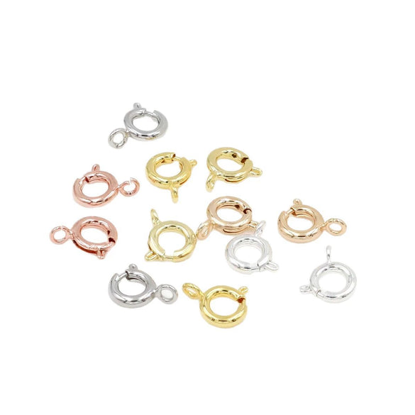 Necklace Buckle Metal Plated Electroplating Oshaped Versatile Natural Diy Accessories