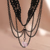 Necklace Choker Gothic Sweet Cool Style Metal Gravel Geometric Ochain