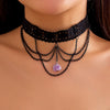 Necklace Choker Gothic Sweet Cool Style Metal Gravel Geometric Ochain