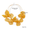 Necklace Cloth Crystal Geometric Pure Handmade Flower