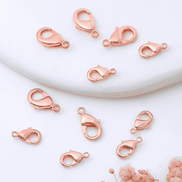 Necklace Connecting Buckle Lobster Clasp Alloy 18K Gold Plated Allmatching Geometric Electroplated Diy Accessories