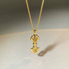 Necklace Copper Alloy Electroplated Simple Geometric Style Pendant