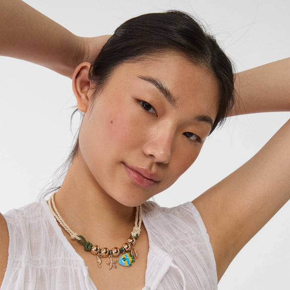Necklace Copper Animal Zodiac Electroplating Fashion Summer Ocean Series