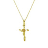 Necklace Copper Brass Plated December Flower Cross O Word Chain Pendant For Women