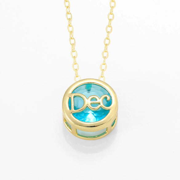 Necklace Copper Doublesided Hollow Constellation Letters Numbers Text Plated Real Gold Colorpreserving Pendant Clavicle Chain