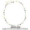 Necklace Copper Geometric Beaded Bohemian Style Women's