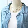 Necklace Copper Geometric Beaded Bohemian Style Women's