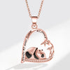 Necklace Copper Geometric Electroplating Heart Style For Women