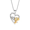 Necklace Copper Geometric Electroplating Heart Style For Women