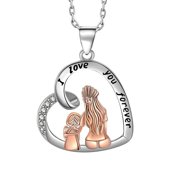 Necklace Copper Geometric Electroplating Heart Style For Women