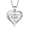 Necklace Copper Geometric Electroplating Heart Style For Women