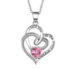 Necklace Copper Geometric Electroplating Heart Style For Women