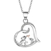 Necklace Copper Geometric Electroplating Heart Style For Women