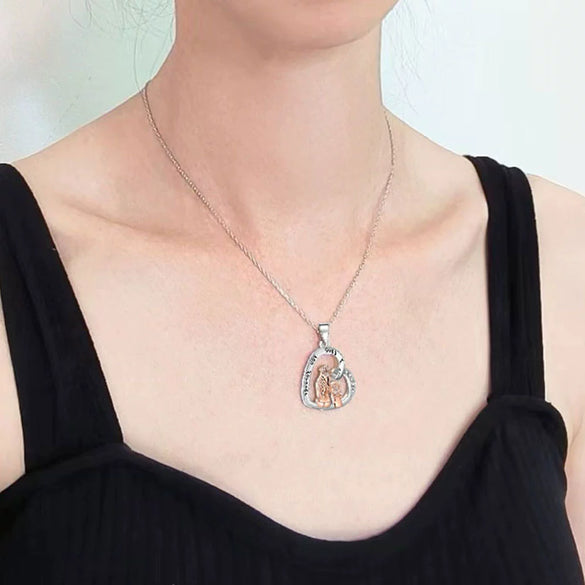 Necklace Copper Geometric Electroplating Heart Style For Women