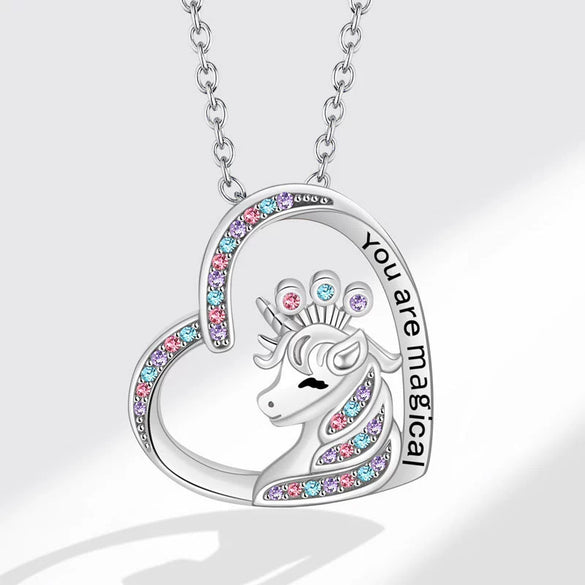 Necklace Copper Geometric Electroplating Heart Style For Women