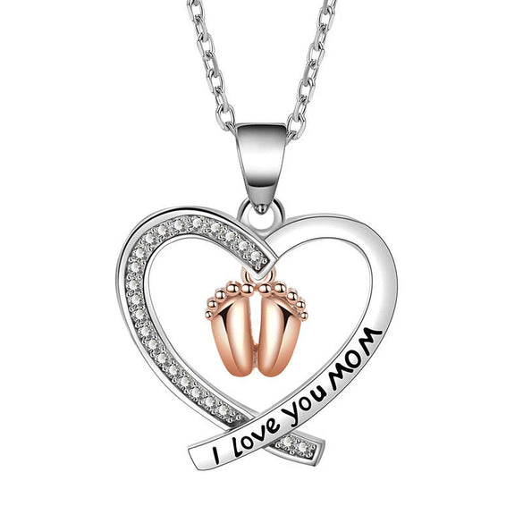 Necklace Copper Geometric Electroplating Heart Style For Women