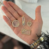 Necklace Copper Geometric Heart Shape Electroplated
