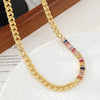 Necklace Copper Geometric Light Luxury Style Electroplating Women's