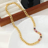Necklace Copper Geometric Light Luxury Style Electroplating Women's