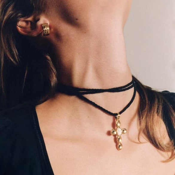 Necklace Copper Geometric Light Luxury Style Electroplating