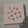 Necklace Copper Geometric Marquise Pendant Electroplating Ochain Twelve Birthstone