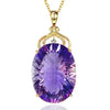 Necklace Copper Geometric Mixed Gem Inlay Ochain Light Luxury Women's