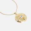 Necklace Copper Geometric Rhinestone Electroplating Light Luxury Style