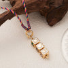 Necklace Copper Geometric Star Eye Pendant Gold Plated Electroplating Boyfriend Style