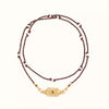 Necklace Copper Geometric Star Eye Pendant Gold Plated Electroplating Boyfriend Style