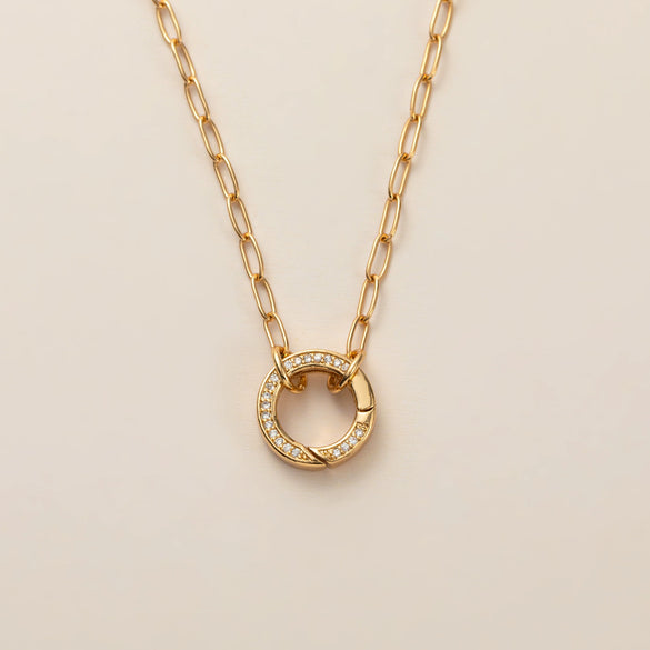 Necklace Copper Geometric Style Electroplating